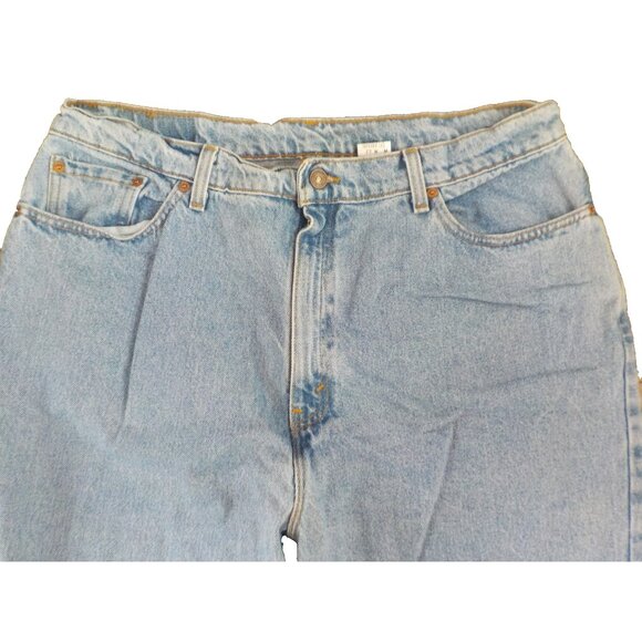 Vintage Levi's 550 Relaxed Fit Tapered Leg Women's Blue Denim Work Jeans Sz 20WM - Picture 2 of 5